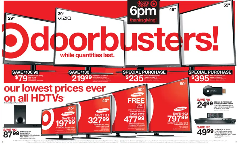 Target Black Friday Sale 2019, Doorbuster & Deals