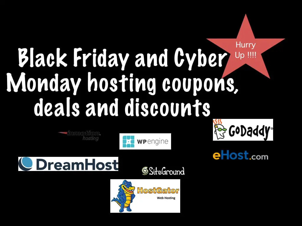 hosting deals,gpdaady,bluehost,1and1,hostgator,coupons,offers,discount,black friday,cyber monday deals,bluehost deals,hostgattor deals,