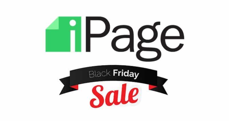 ipage, black friday ipage, ipage cyber monday, coupons, deals, discounts, sale