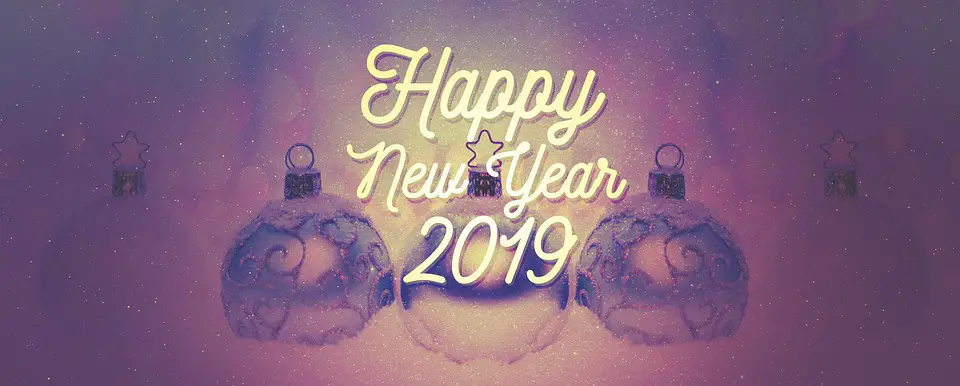 Happy New Year 2019 HD Wallpaper