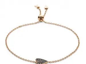 Fossil Heart rose Gold Tone Stainless Steel Black Friday Sale