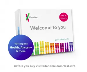 New 23andMe DNA Test - Health + Ancestry Personal Genetic Service - 90+ Report Black Friday 2019 Deals