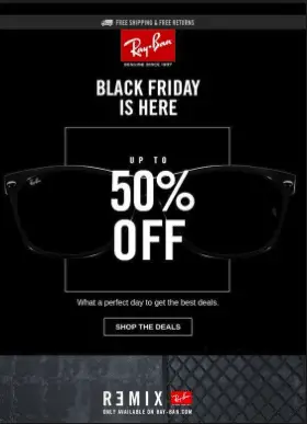 ray bans black friday