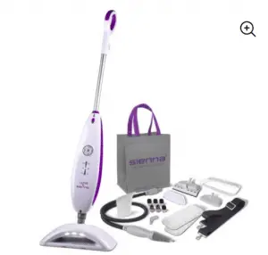 Sienna Luna Plus Steam Mop | Multi Purpose Handheld Steamer | Hardwood Floor | Tile Cleaner, 1500 Watts, 212 Degrees F, Purple Black Friday 2022 Deals