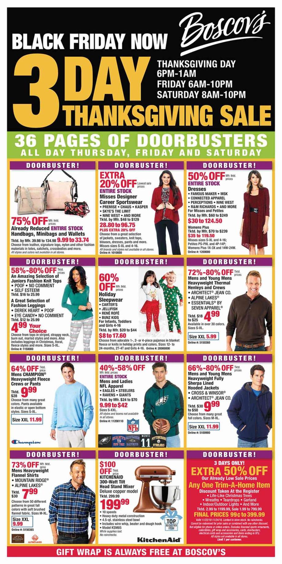 Boscov's Black Friday Ad Scan