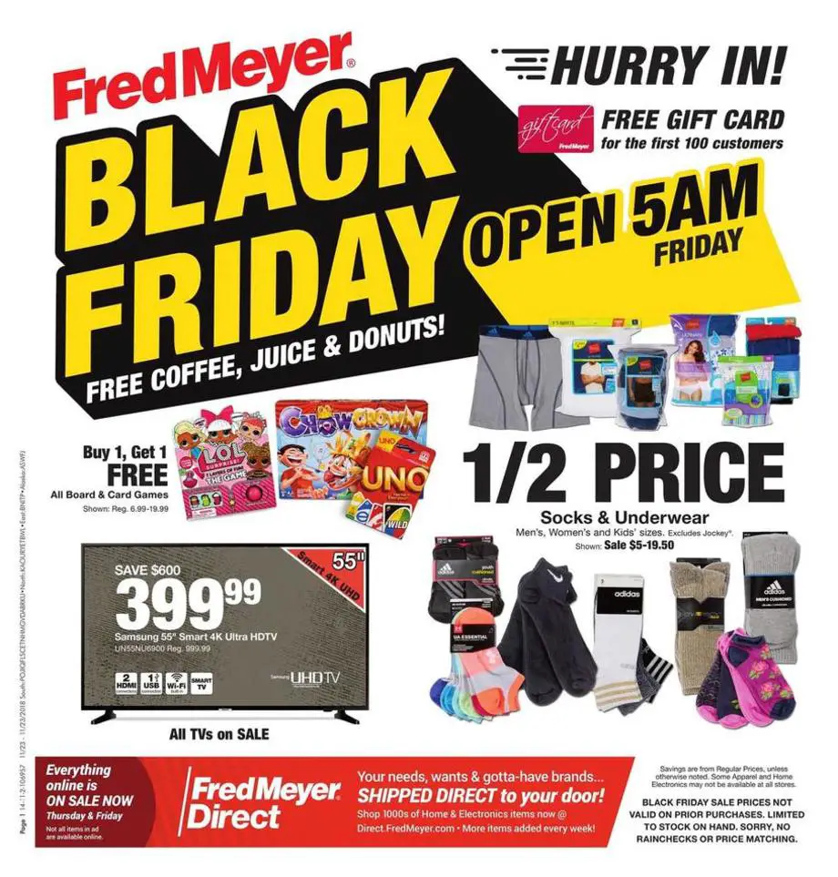 Fred Meyer Black Friday 2019