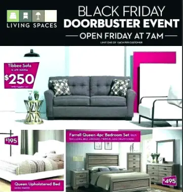 Living Spaces Black Friday Sale