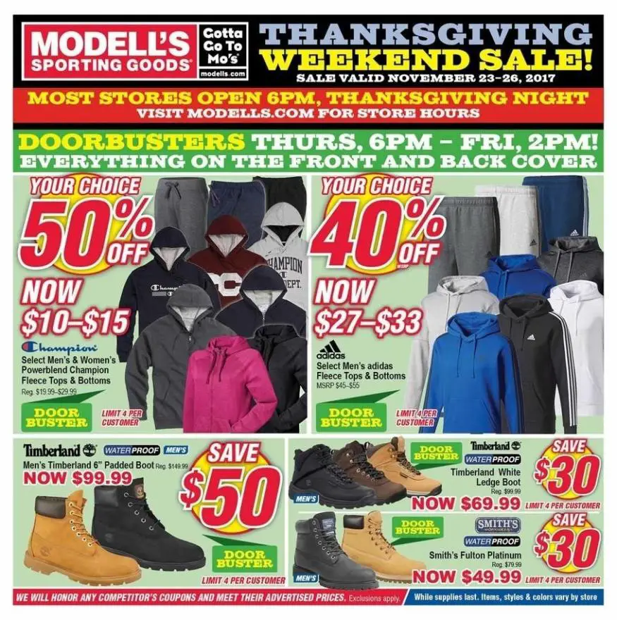 Modell's Black Friday Deals 2019