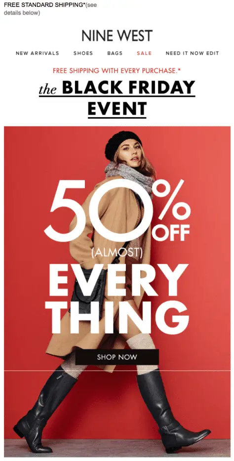 Nine West 2019 Black Friday