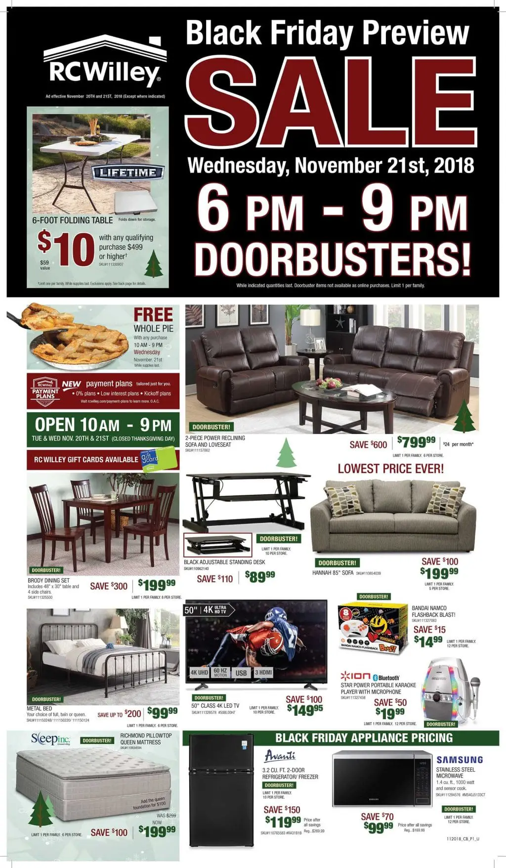 RC Willey Black Friday 2019 ad scan