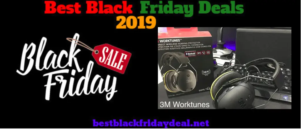 3M Worktunes Bluetooth Headphone Black Friday Sales 2019