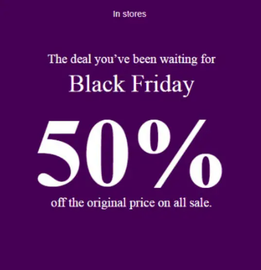 aldo thanksgiving sale