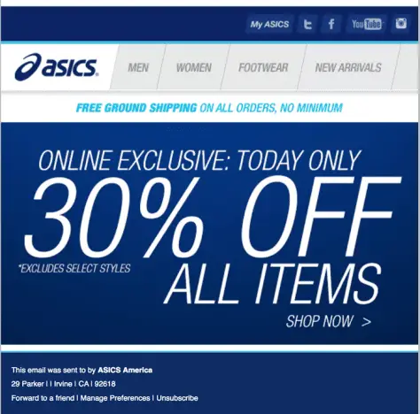 asics black friday 2018