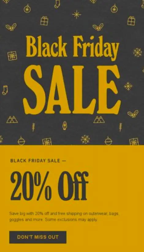 Burton Black friday 2019 sale