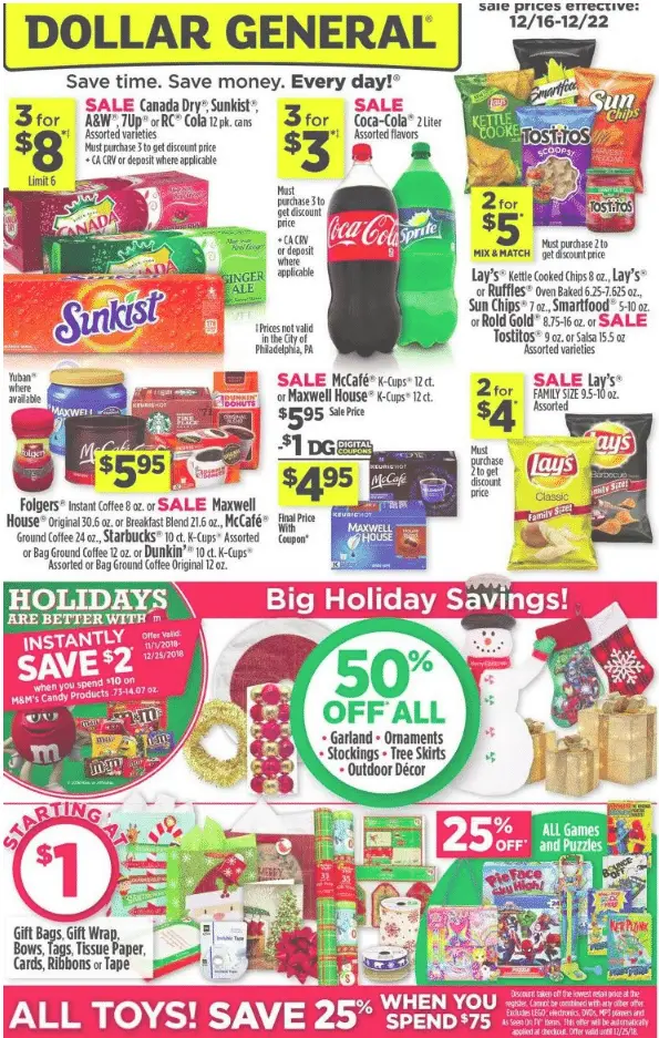 Dollar General After Christmas 2021 Sale, Ads, Offers on Daily essentials