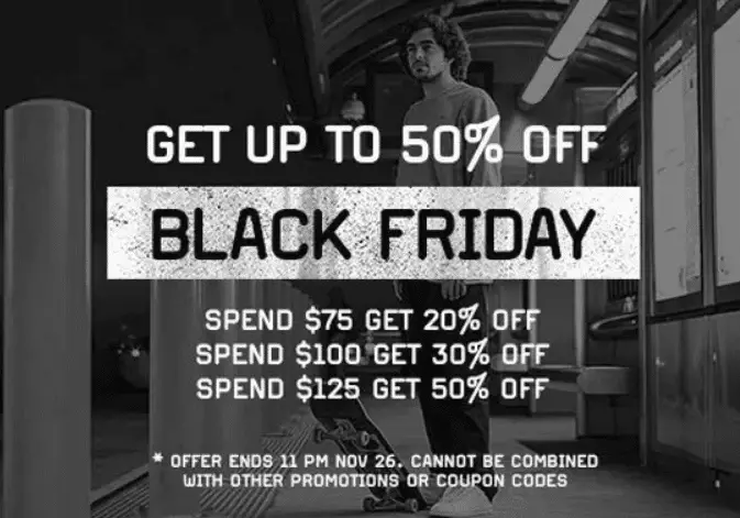 Etnies Black Friday 2019 sale