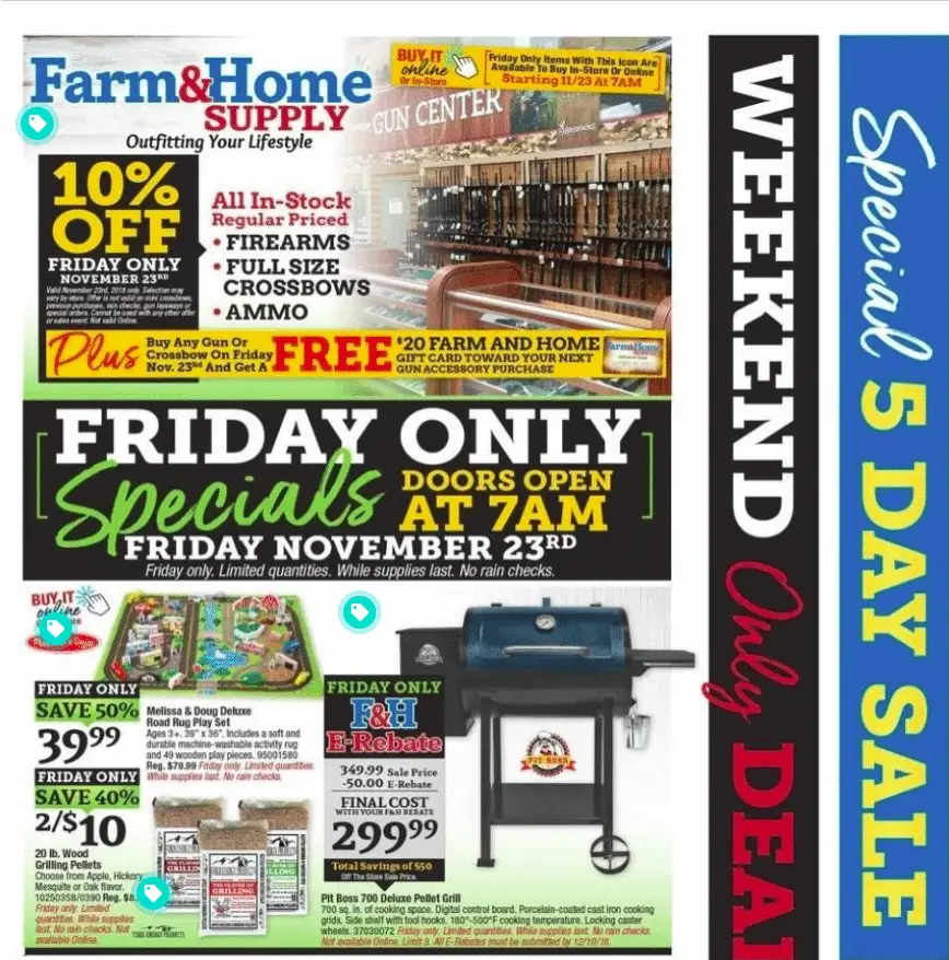 Farm and Home Supply Center Cyber Monday 2019 Sale Get deals here