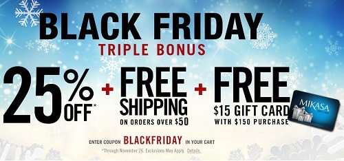 Mikasa Black Friday Sale