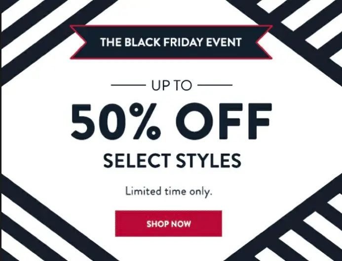 Sperry Black Friday 2019 sale