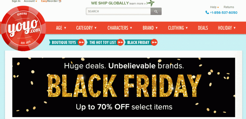 yoyo.com black friday deals