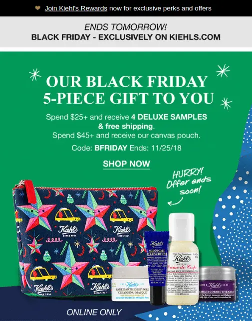 Kiehl’s Black Friday Sale 2020, Offers, Promo Codes & Discounts