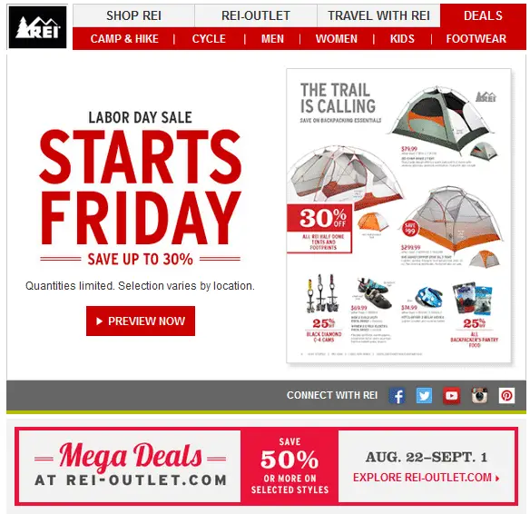 Rei Labor Day Sale