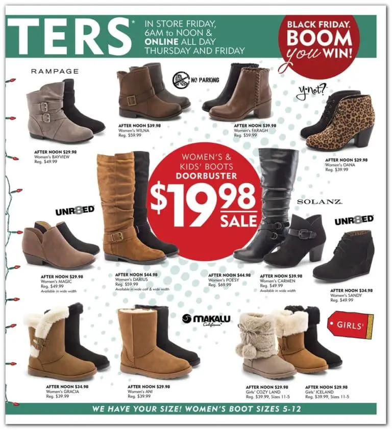 shoe carnival black friday 2018