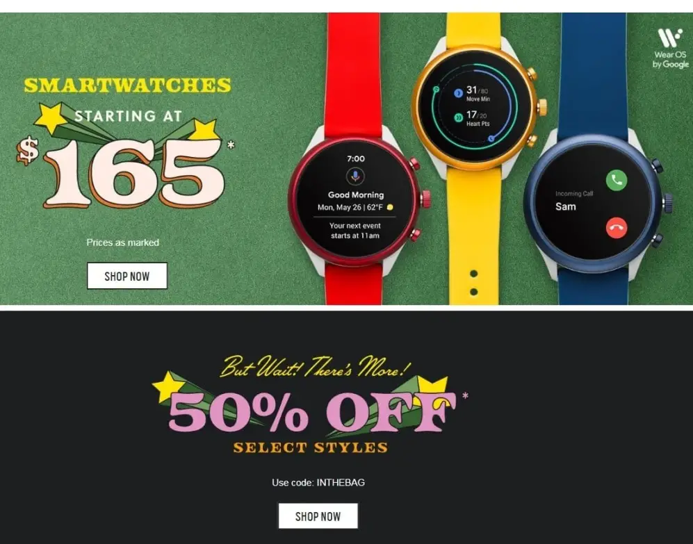 Fossil Black Friday 2019 Ad Scan 2