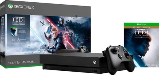 Xbox One X 1TB Star Wars Jedi - Fallen Order Deluxe Edition Console Bundle