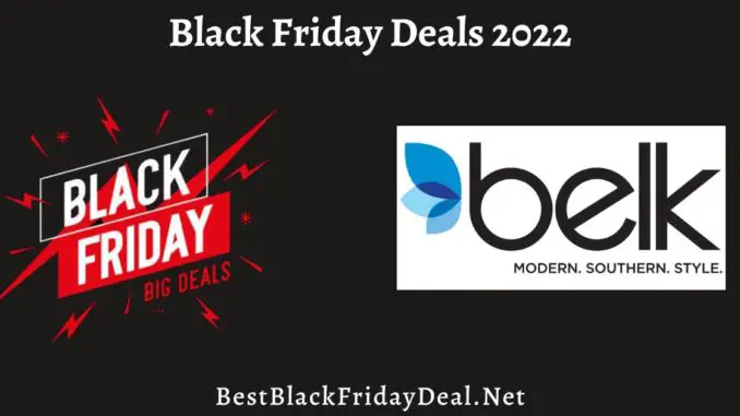 Belk Black Friday Sales 2022