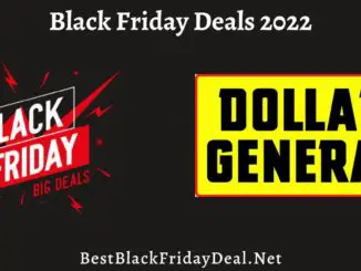 Dollar General Black Friday Sales 2022