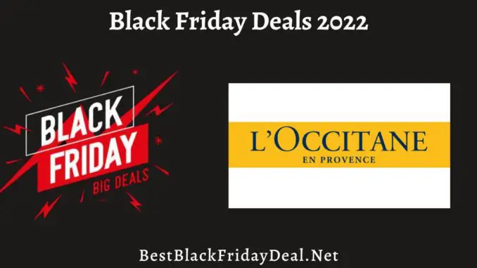 L'Occitane Black Friday Deals 2022