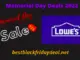 Lowe's Memorial Day Sales 2022