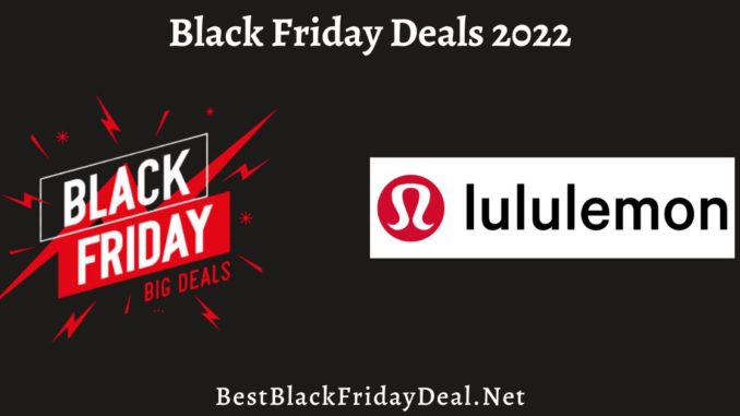 Lululemon Black Friday Sales 2022