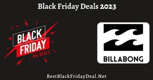 Billabong Black Friday 2023 Sale