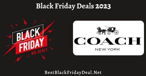 Coach Black Friday Sale 2023