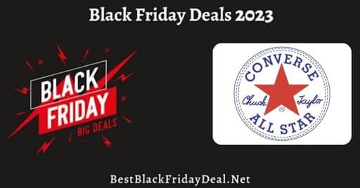 Converse Black Friday 2023 Sale