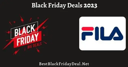 Fila Black Friday 2023 Deals