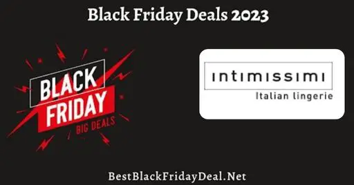 Intimissimi Black Friday 2023 Deals
