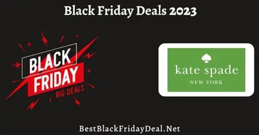 Kate Spade Black Friday 2023 Deals