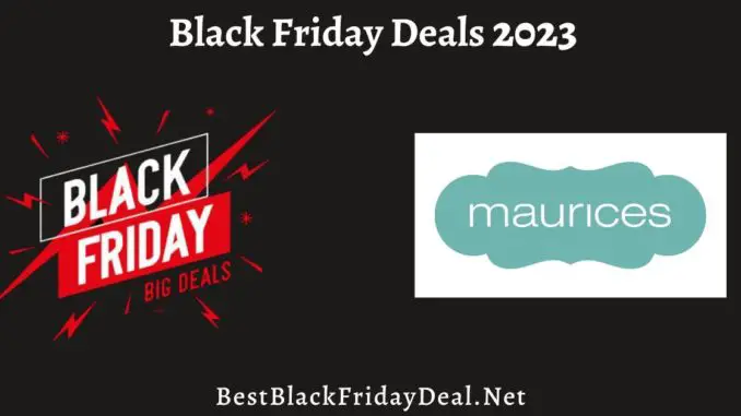 Maurices Black Friday Deals 2023