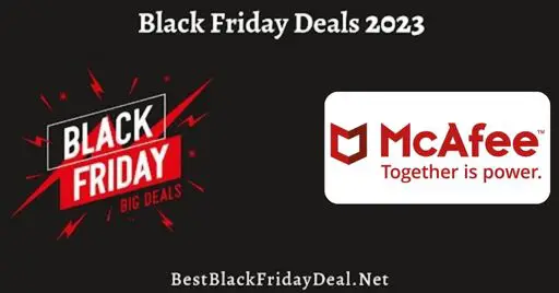 McAfee Black Friday 2023 Ad Scan