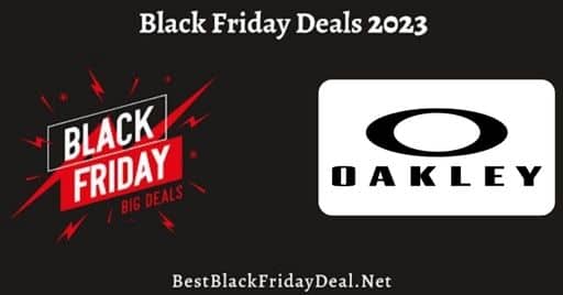 Oakley Black Friday 2023 Deals
