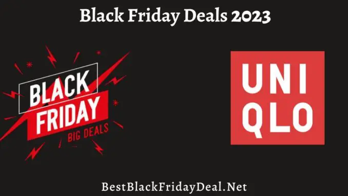 Uniqlo Black Friday Deals 2023