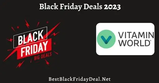 Vitamin World Black Friday 2023 Sale