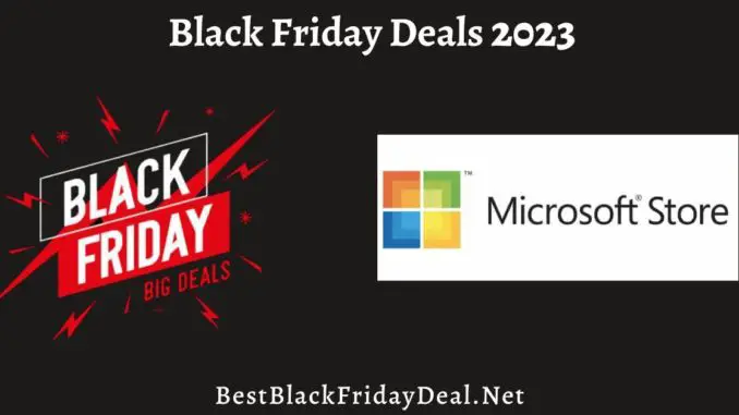 Microsoft Store Black Friday Deals 2023