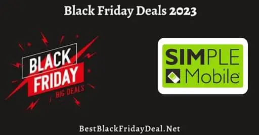 Simple Mobile Black Friday 2023 Sale