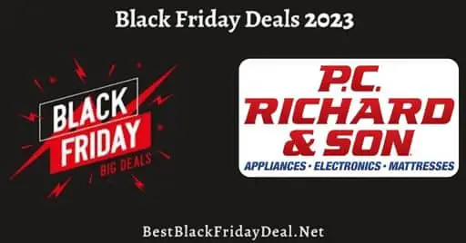 P.C Richard and Son Black Friday Sale 2023