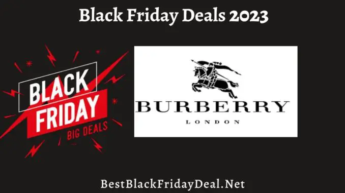 Burberry Black Friday Sales