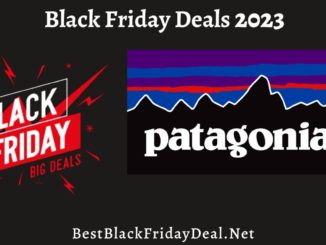 Patagonia Black Friday 2023 Sales